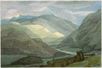 Rydal Water, 1786 de Francis Towne